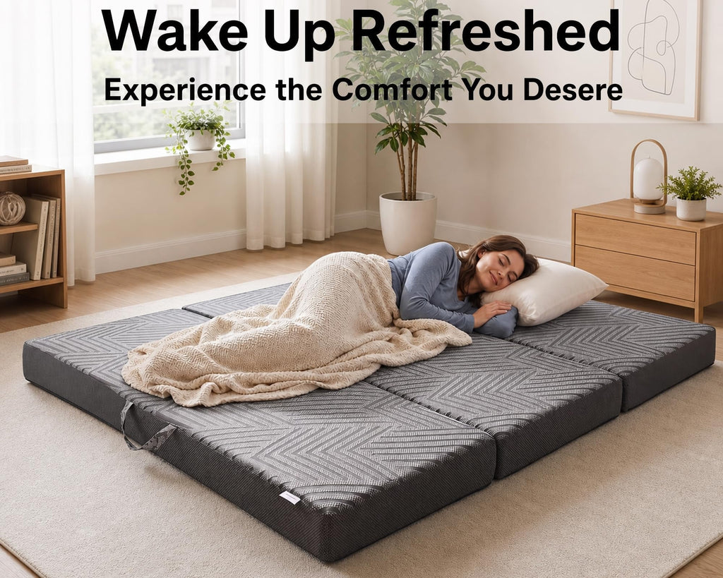 6 Inch Queen Memory Foam Folding Mattress B80617