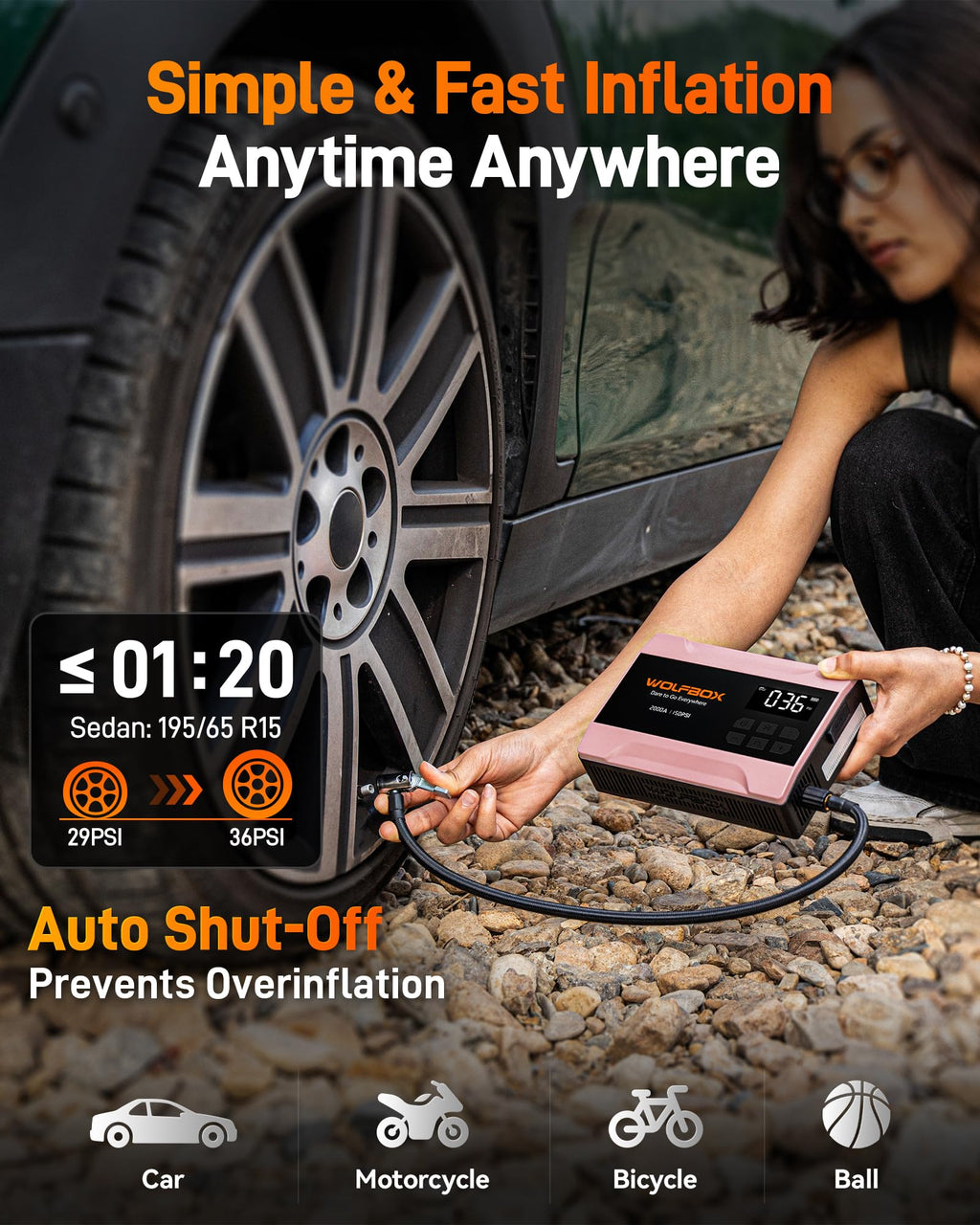 2000A Jump Starter with Air Compressor J387476