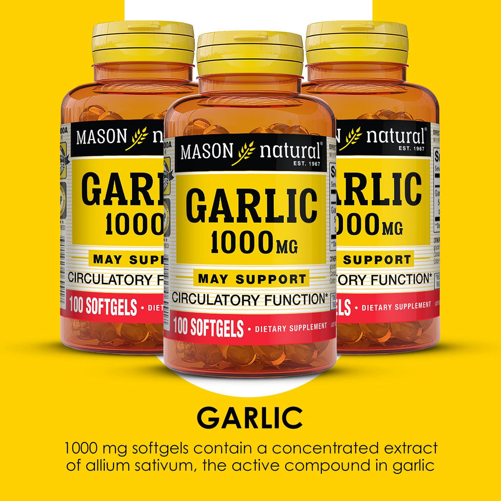 Garlic Oil 300 Day Supply Softgels 3 Pack I710922