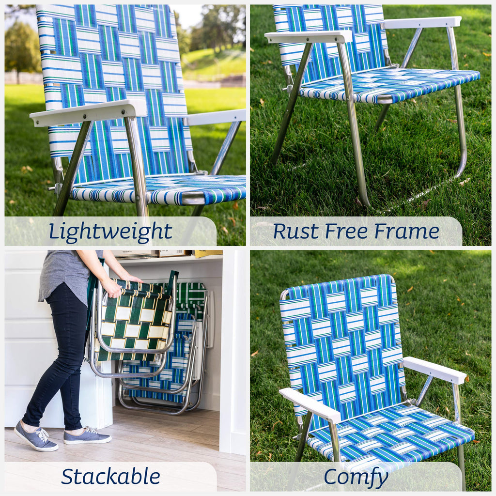 Folding Aluminum Outdoor Lawn Chair A6804
